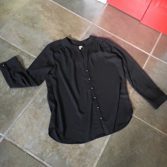 dressy black shirt